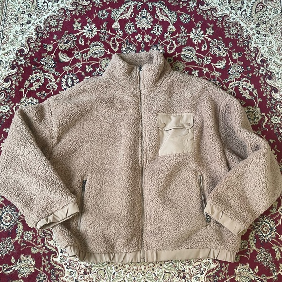 Jessica Simpson Sherpa jacket size L - Picture 2 of 6